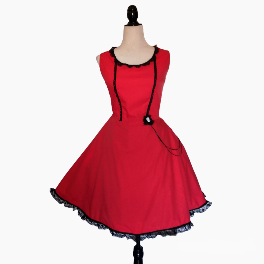 Vestido Pin Up rojo