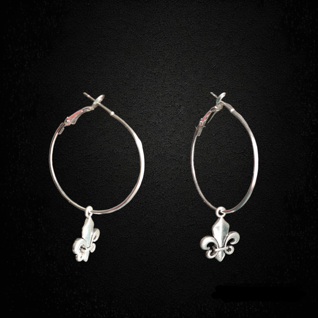 Pendientes aros con Flor o Calavera