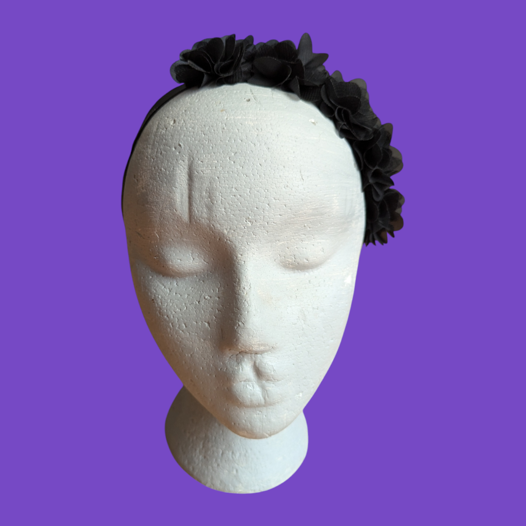 Diadema Rosas Negras