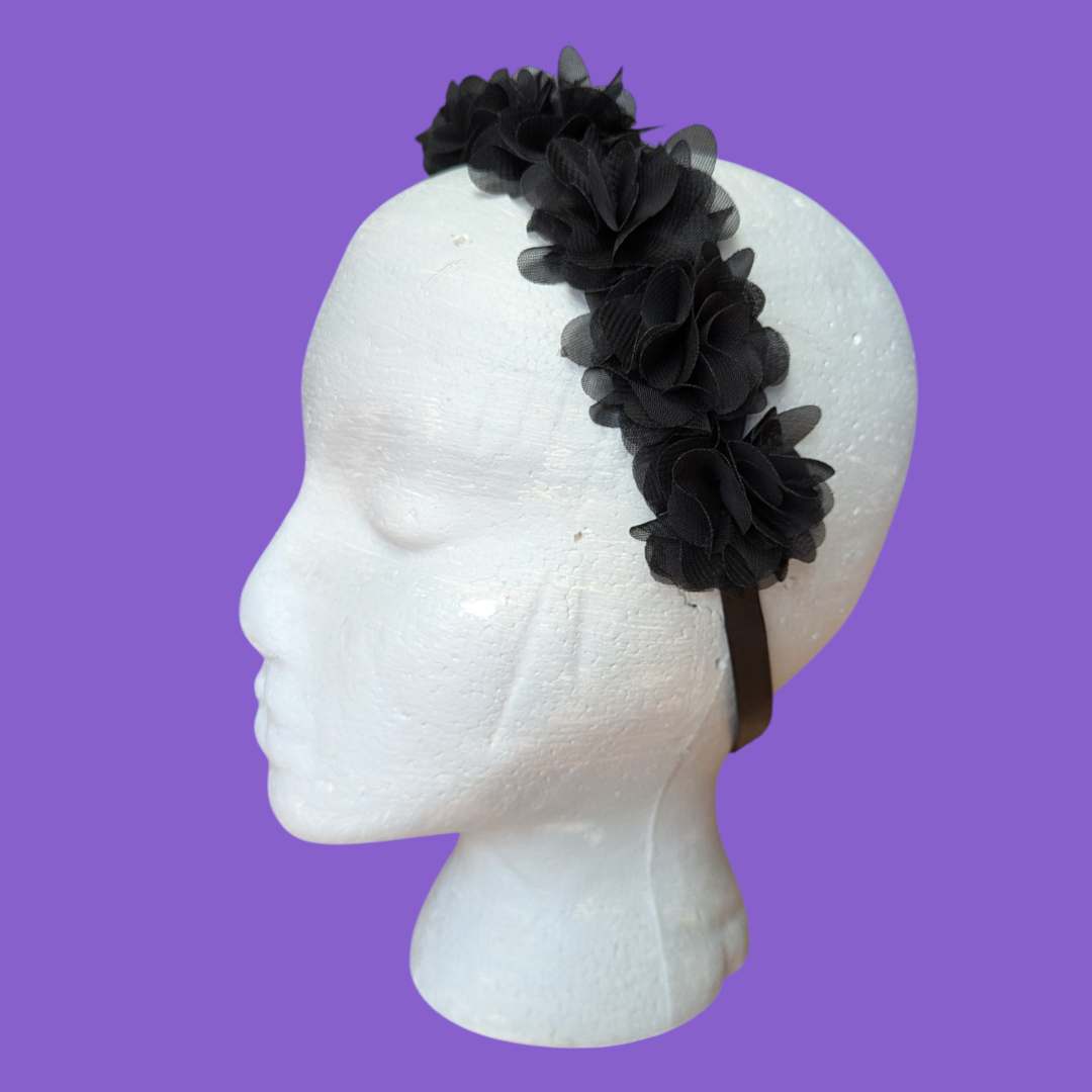 Diadema Rosas Negras