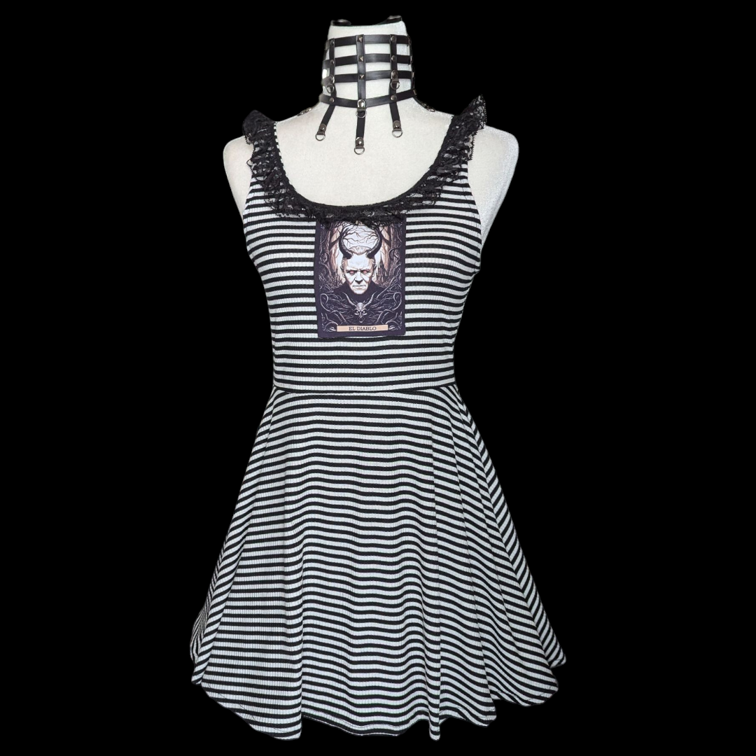Vestido rayado El Diablo Anthony