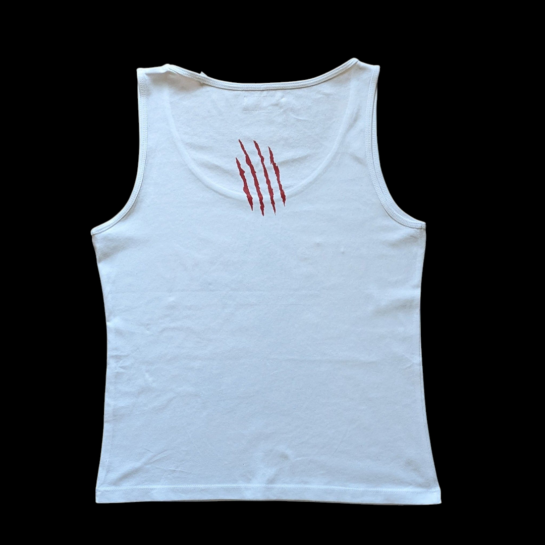 Camiseta Freddy blanca sin mangas