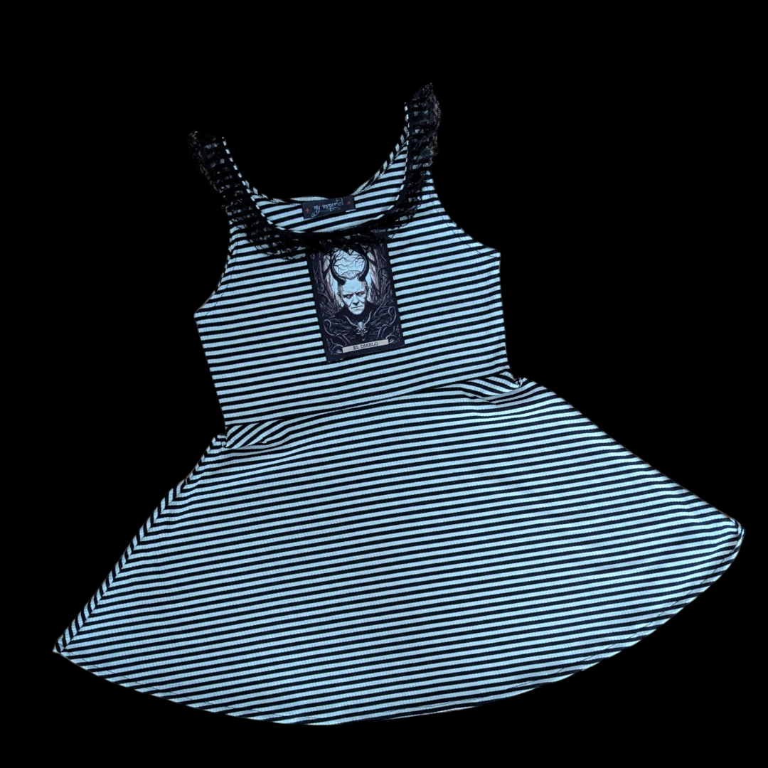 Vestido rayado El Diablo Anthony