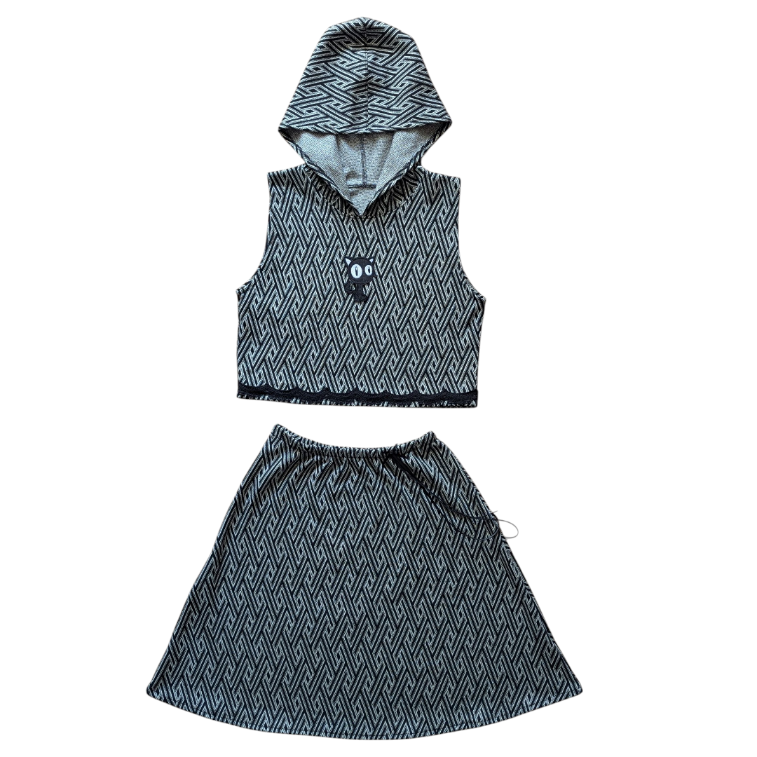 Conjunto chaleco y falda Witchy