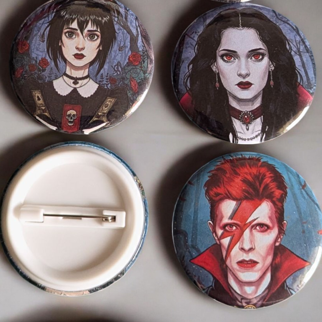 Chapas, broches varios modelos