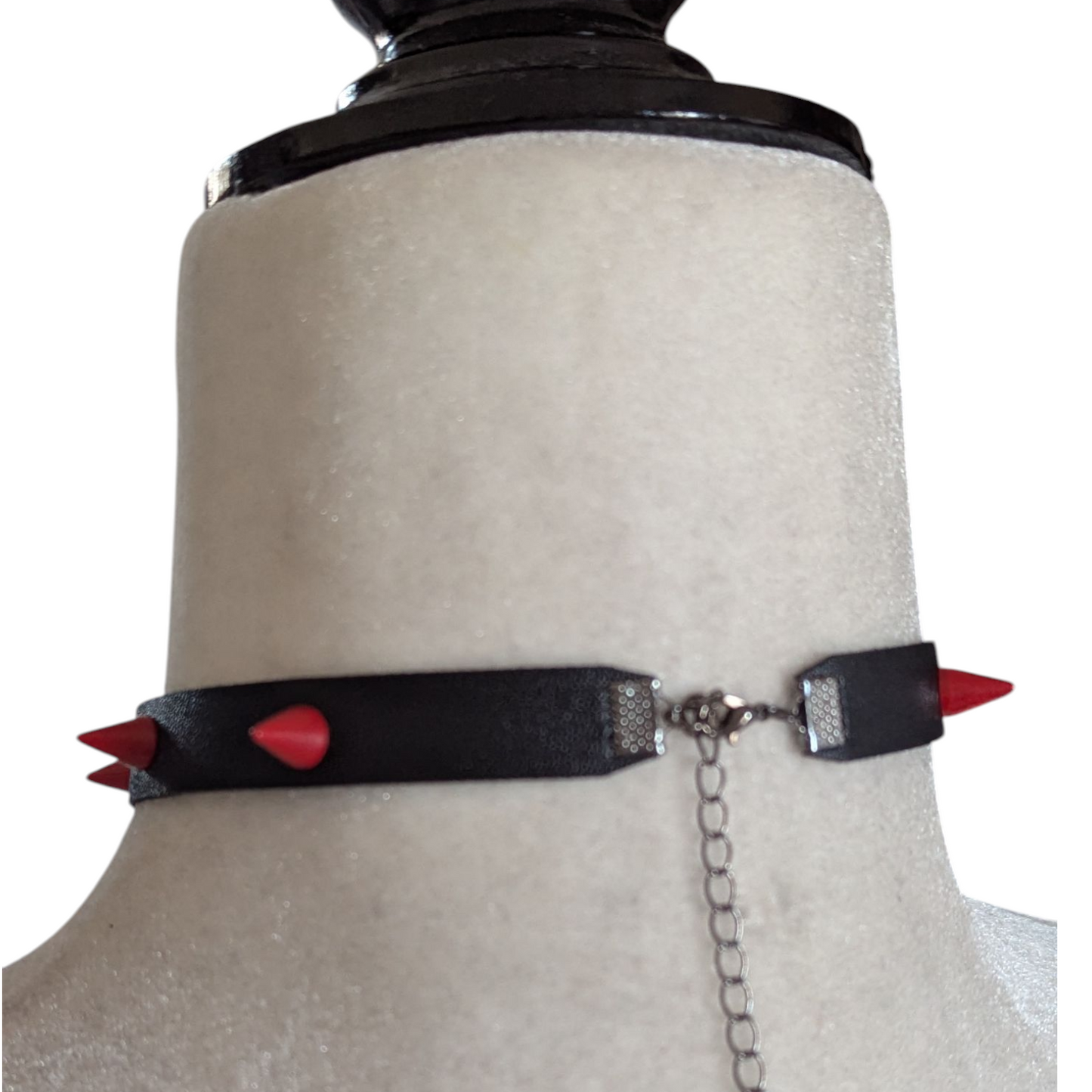 Choker picas roja de metal