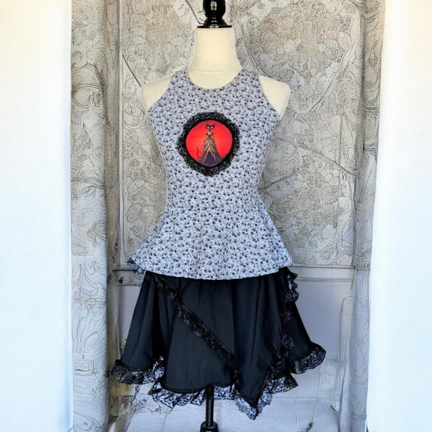 Falda Lolita con picos