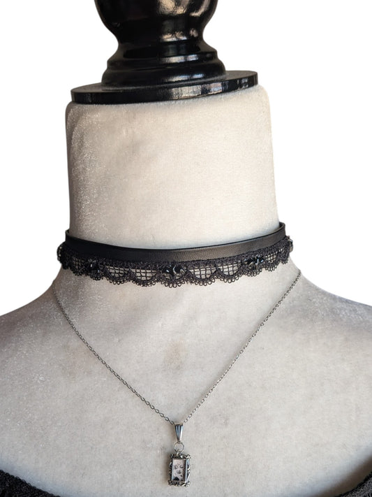 Conjunto falda doble+collar Pin Up+camiseta Gatita, y vestido Jack
