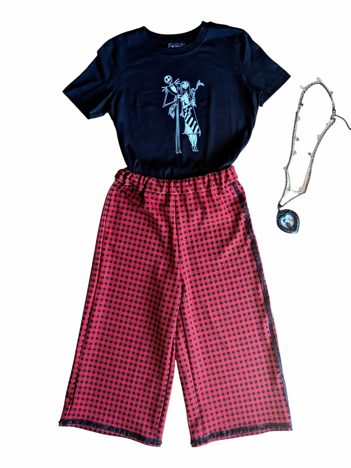 Bermudas a cuadros Gothic