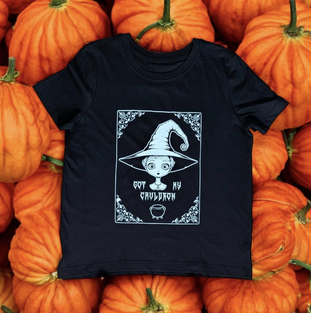 Camiseta Bruja Y Caldero