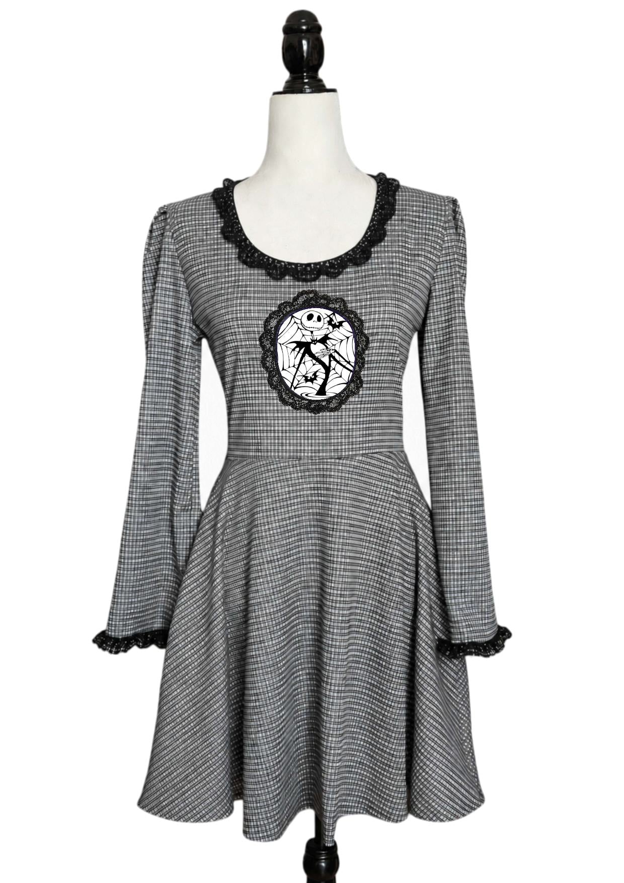 Conjunto falda doble+collar Pin Up+camiseta Gatita, y vestido Jack