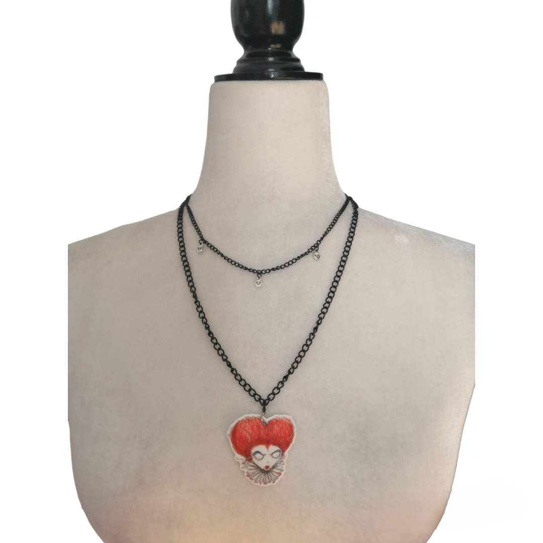 Collar doble de La Reina de Corazones