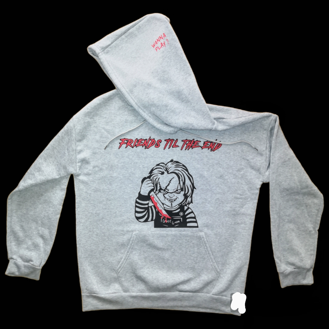 Sudadera Gris Chucky