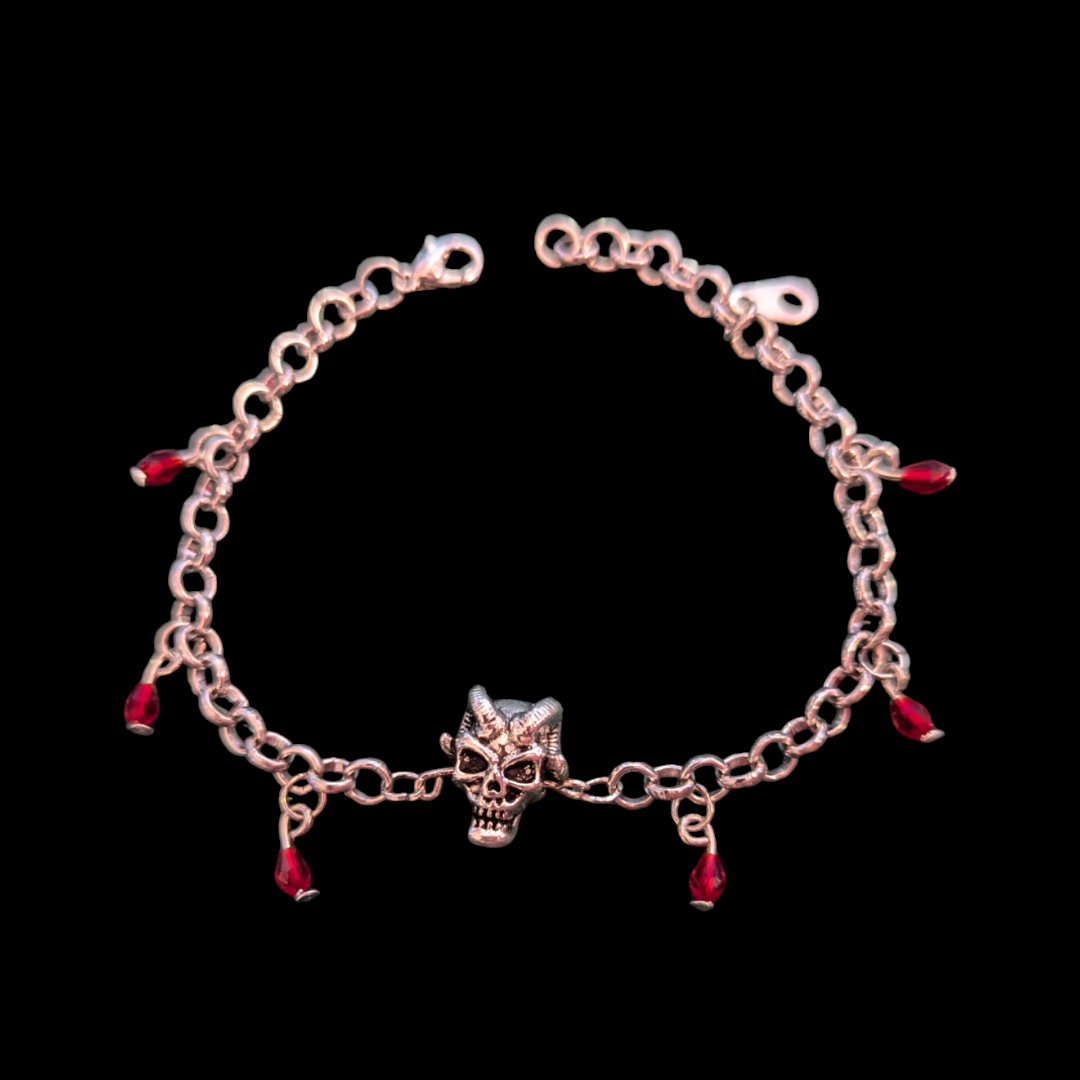 Pulsera Calavera con Cuernos