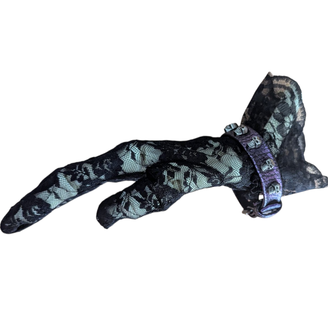 Pulsera morada Calaveras