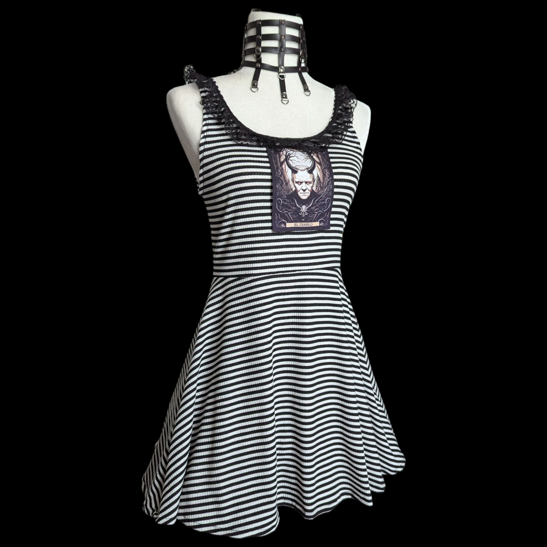 Vestido rayado El Diablo Anthony