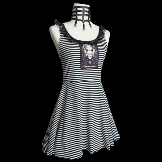 Vestido rayado El Diablo Anthony
