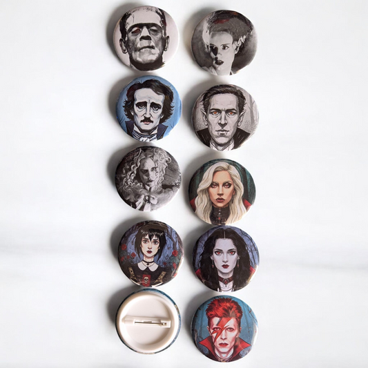 Chapas, broches varios modelos