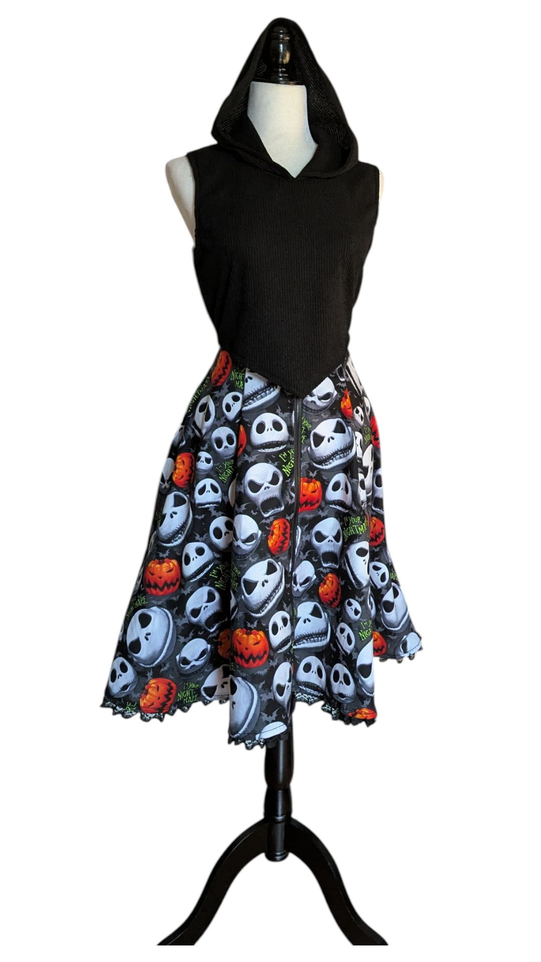 Falda acampanada Pinup Pesadilla Antes de Navidad