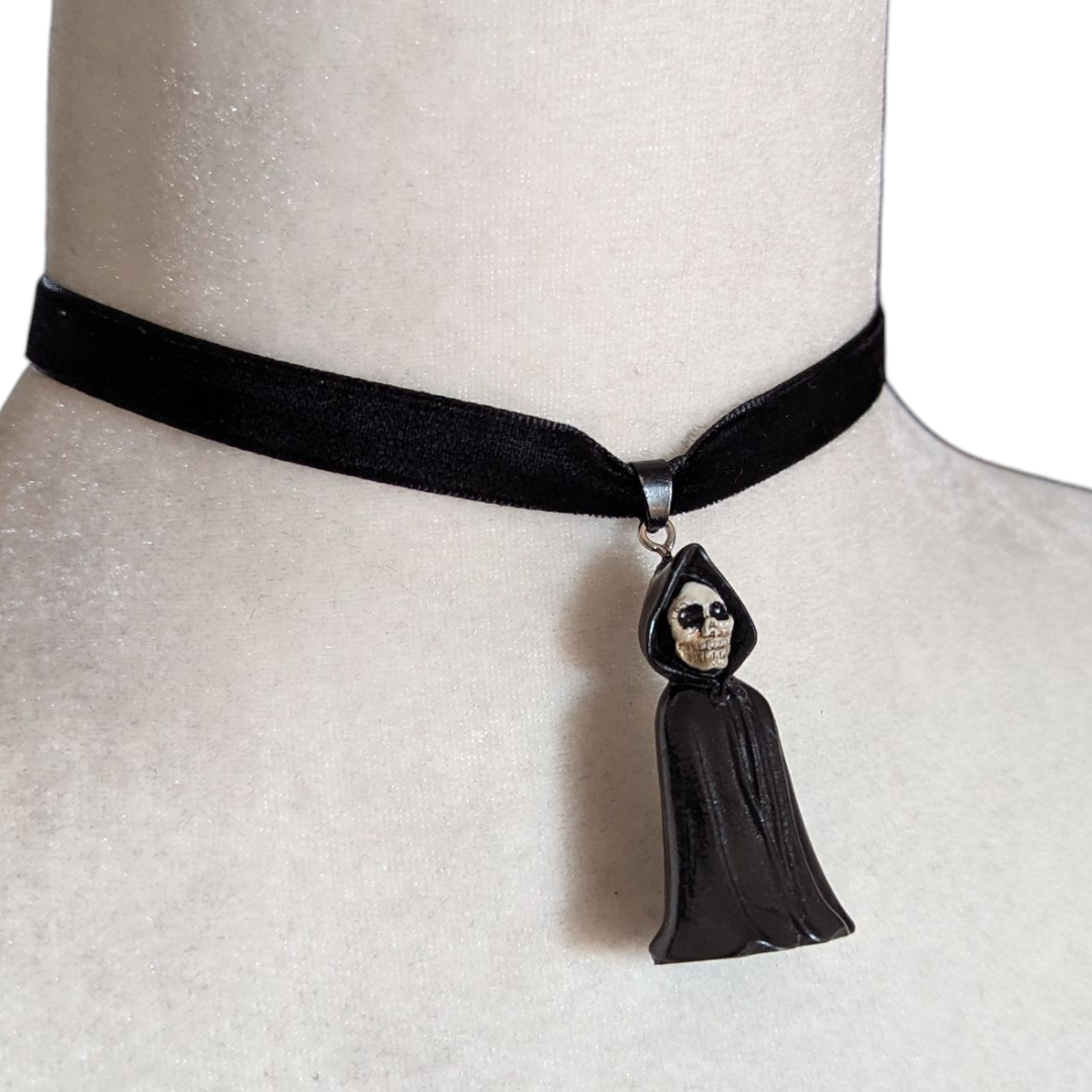 Choker Parca terciopelo