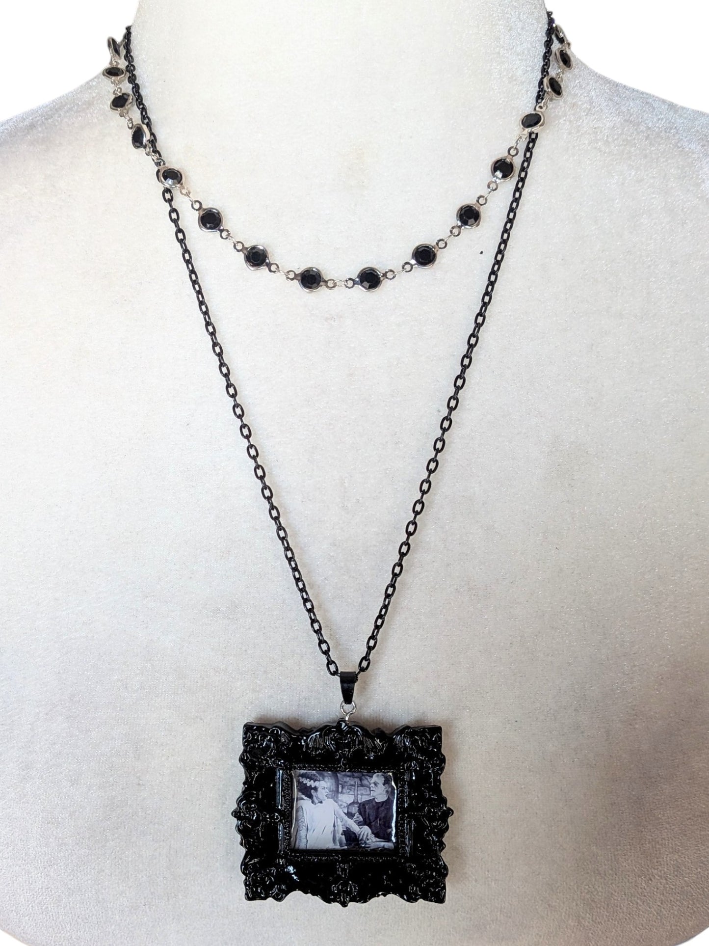 Collar Monstruo de Frankenstein y The Bride