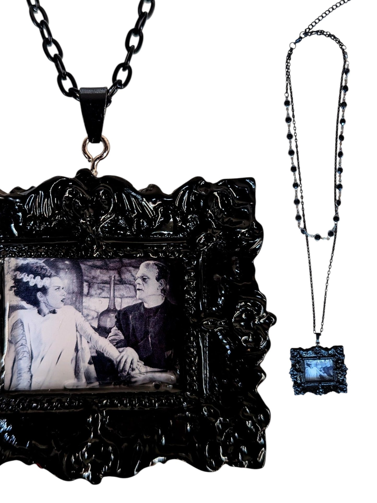 Collar Monstruo de Frankenstein y The Bride