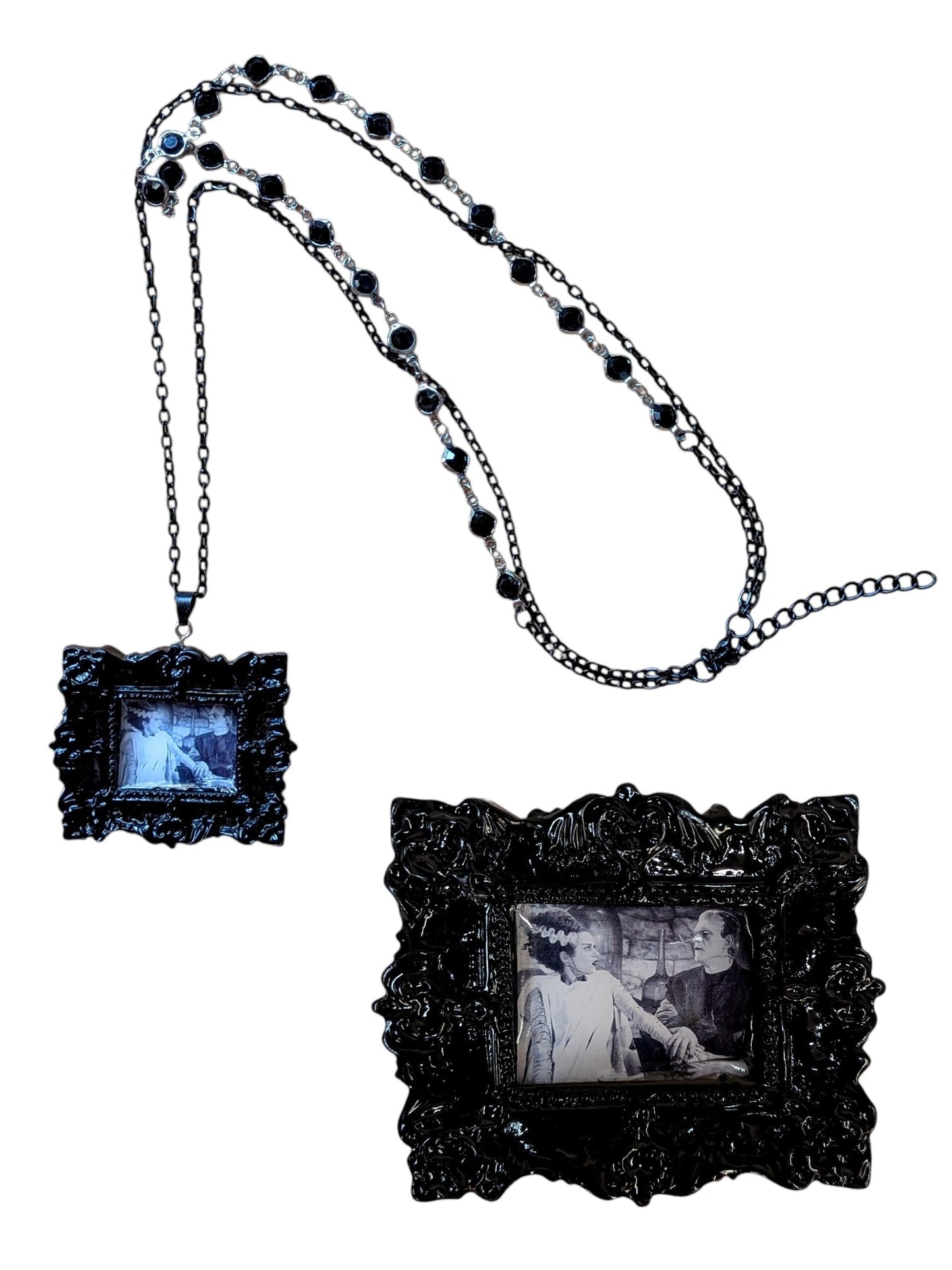 Collar Monstruo de Frankenstein y The Bride