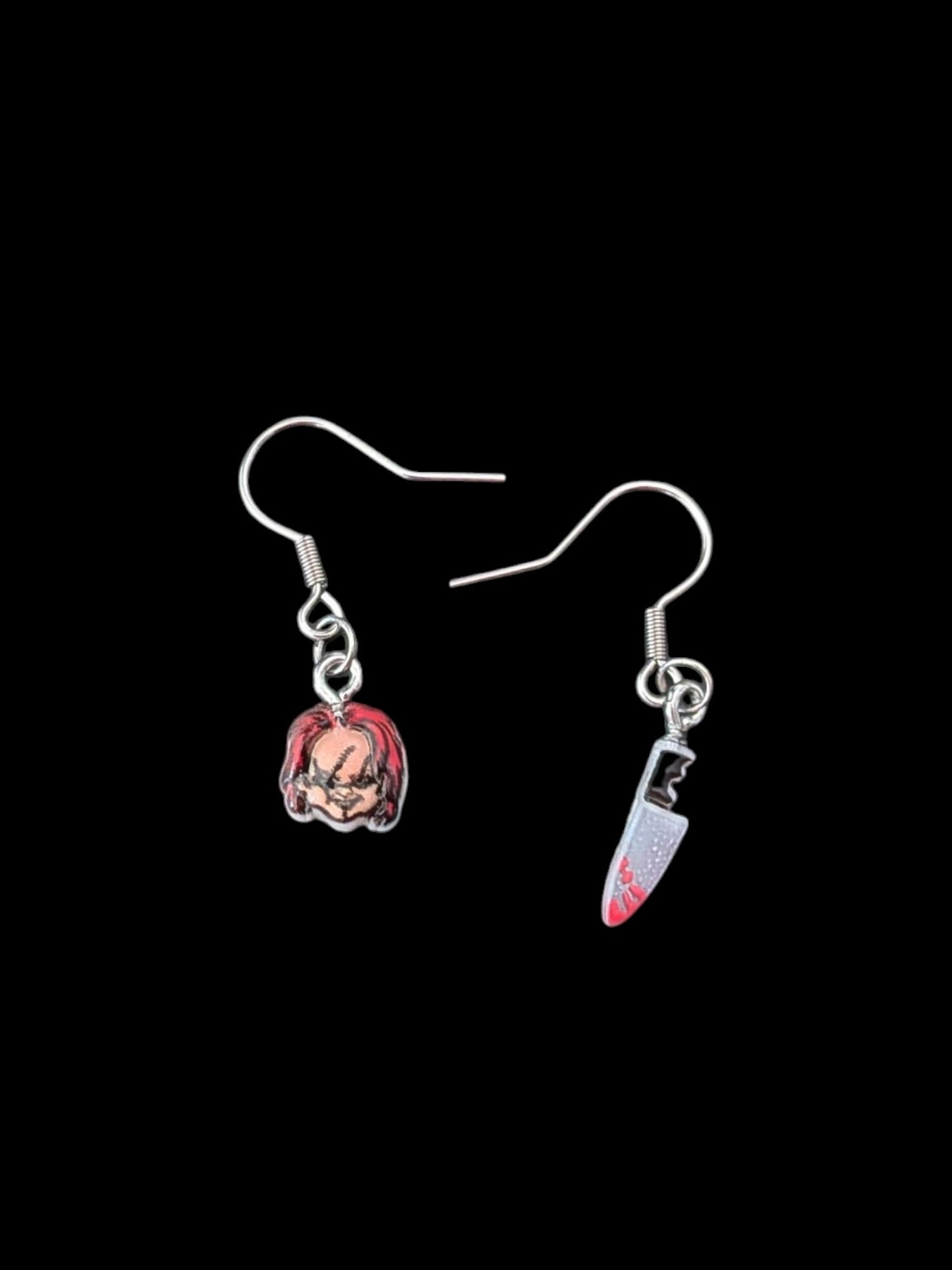 Pendientes Chucky, Tiffany ó Glen y Glenda