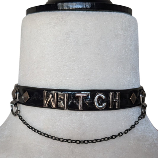 Collar choker Witch