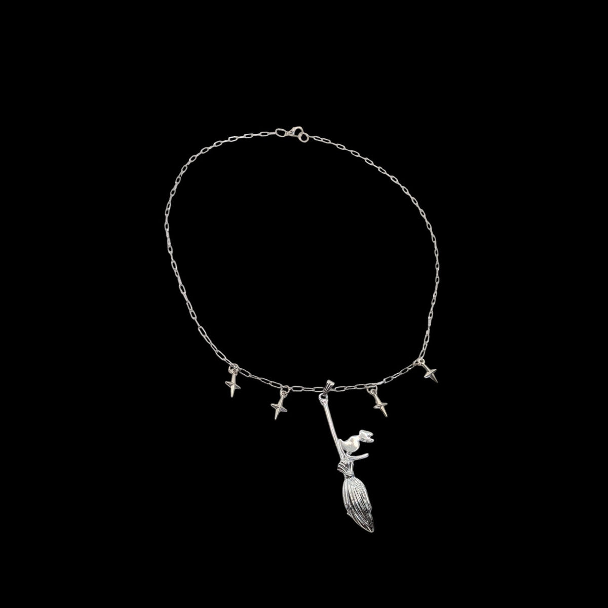 Collar Gatito en escoba