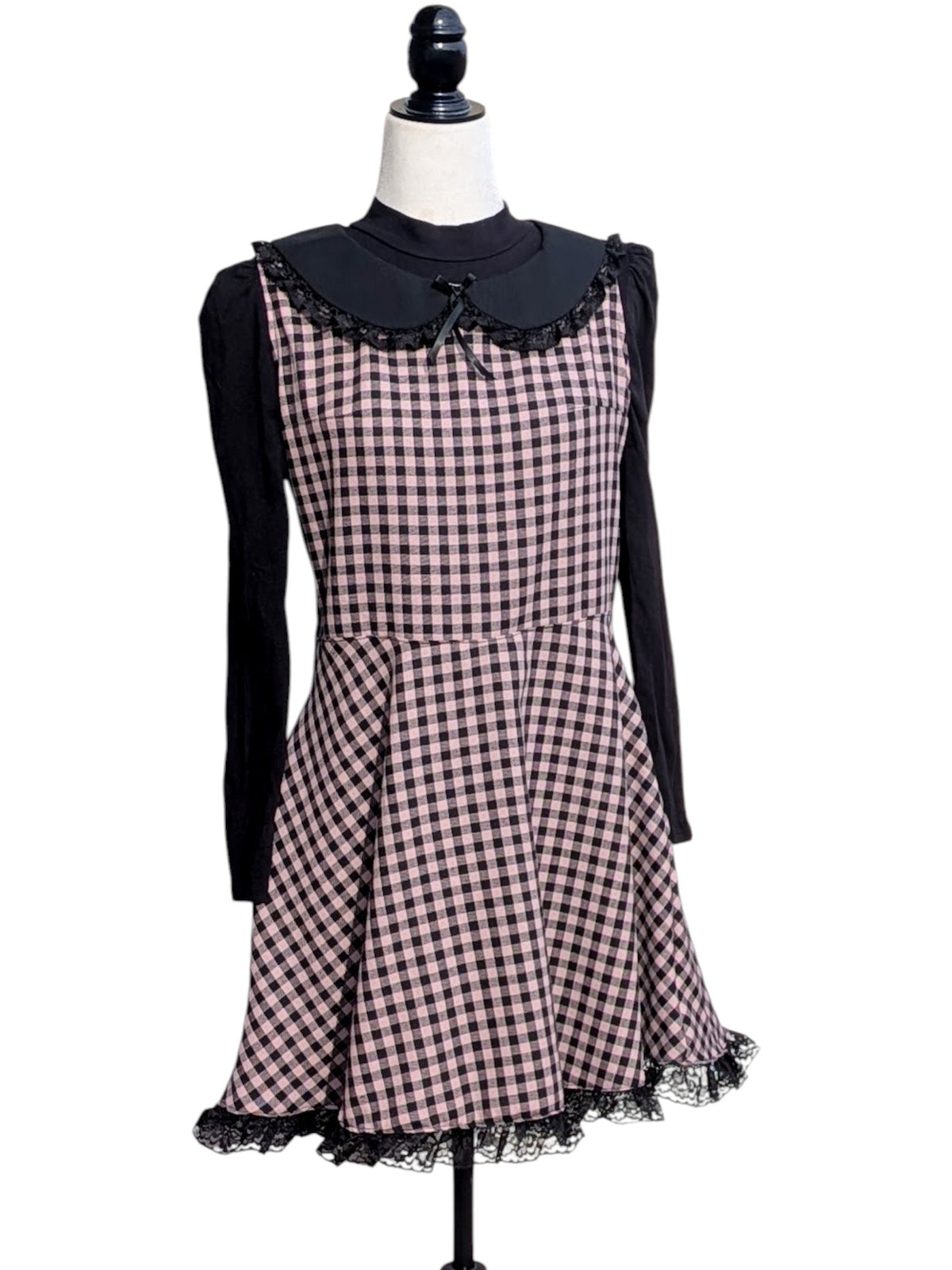 Jumper Gothic Lolita rosa y negro