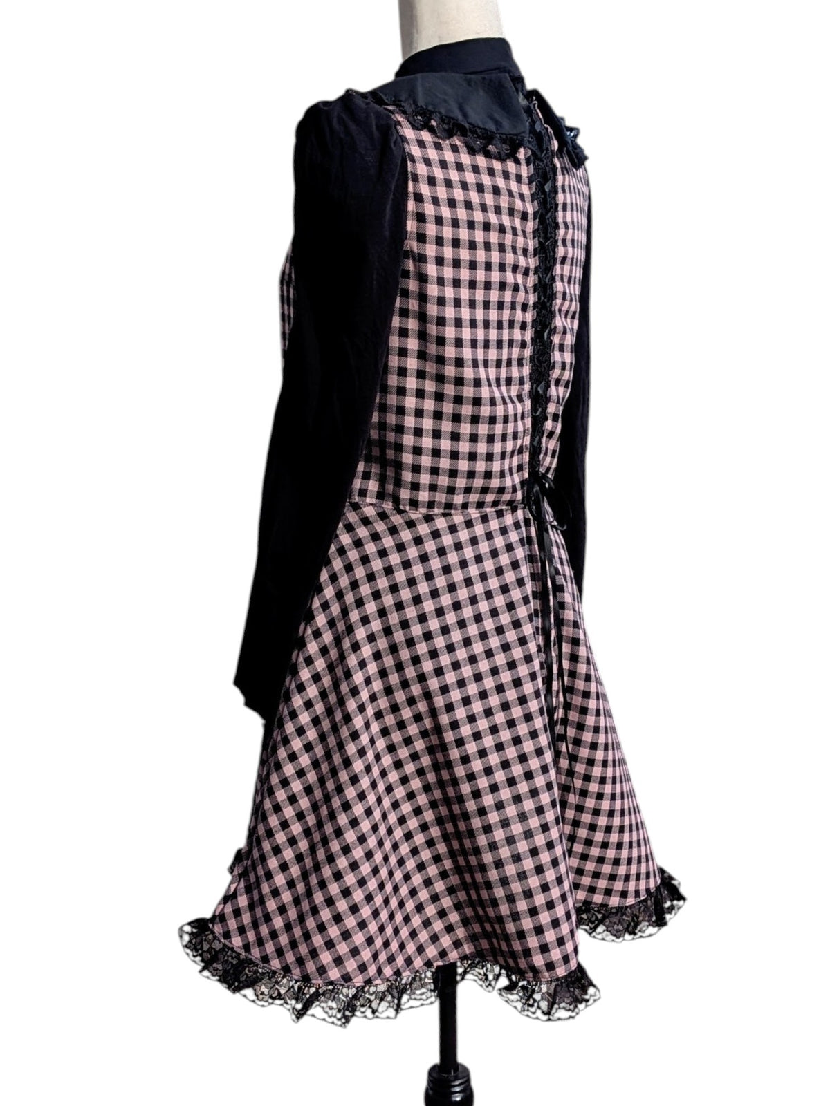 Jumper Gothic Lolita rosa y negro