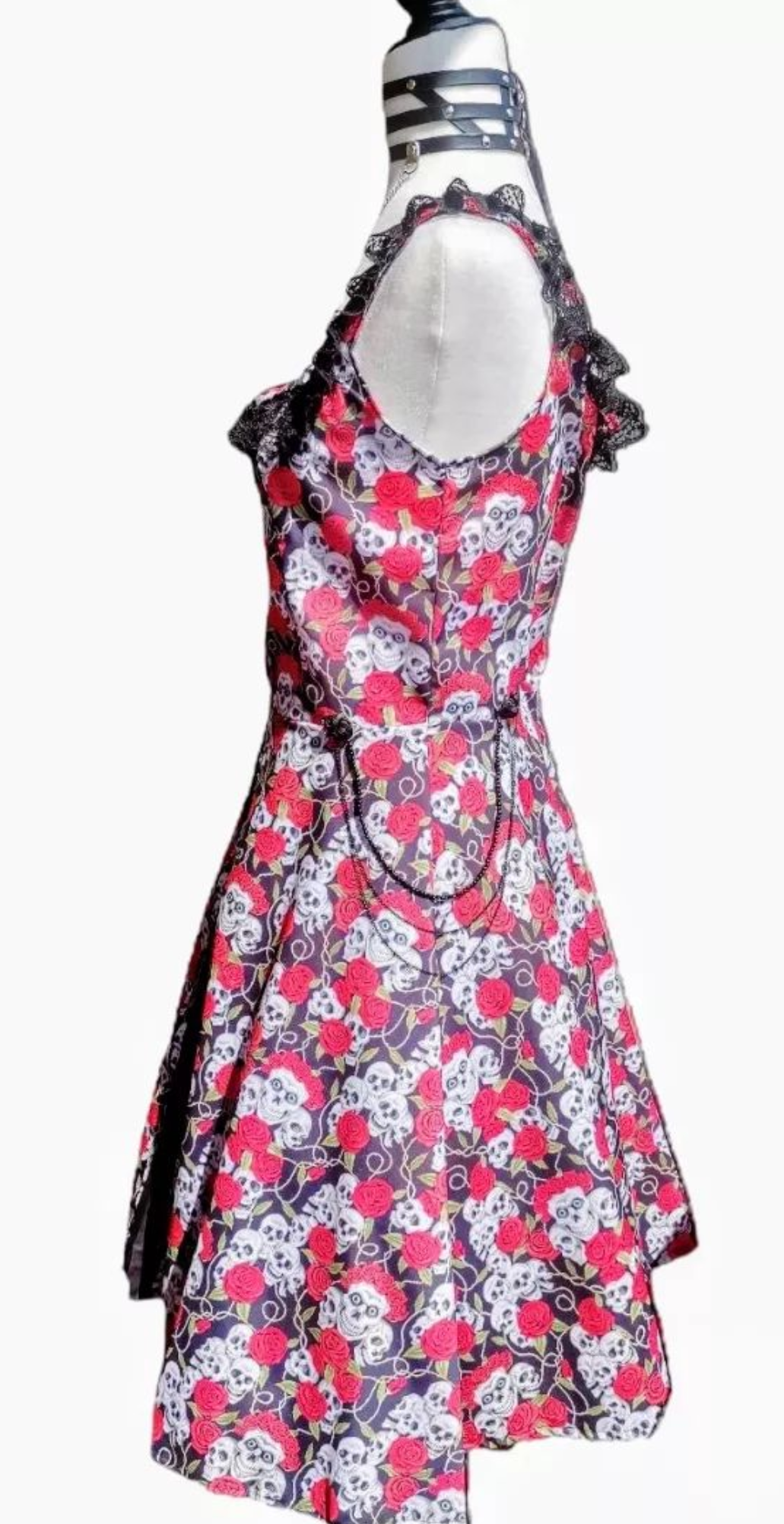 Vestido Calaveras y Rosas