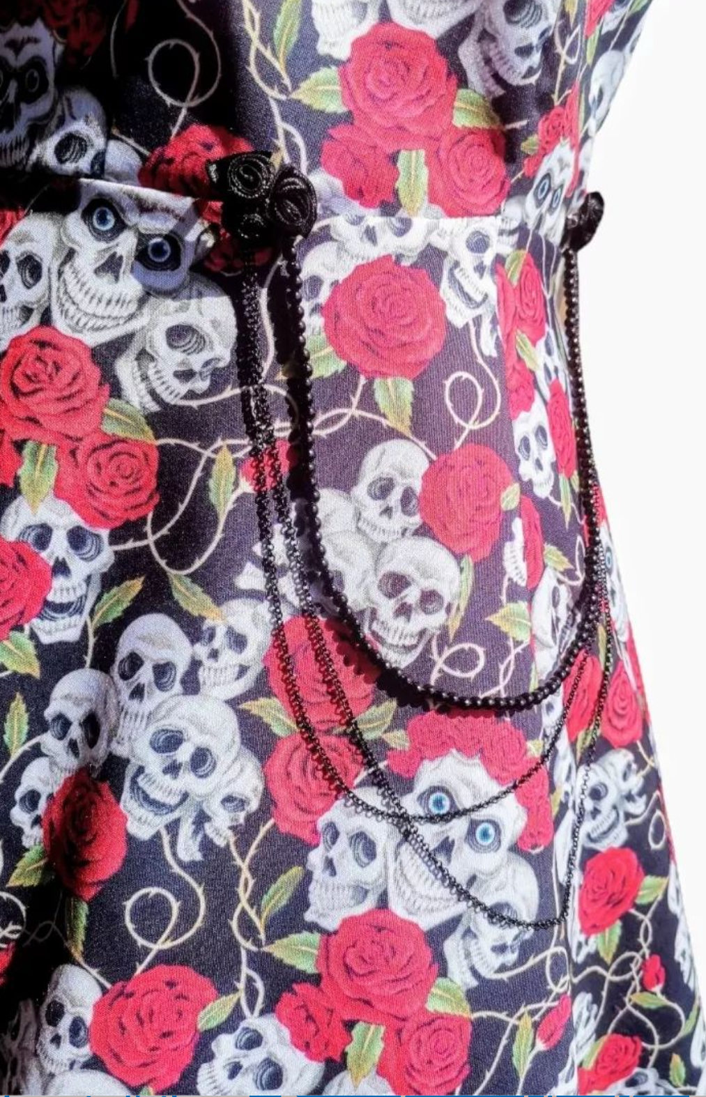 Vestido Calaveras y Rosas