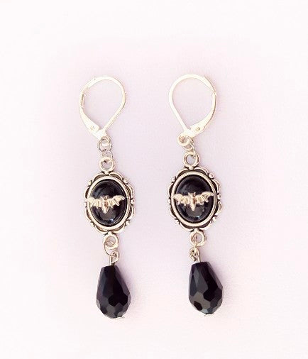 Pendientes Camafeo Murciélagos