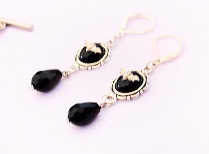 Pendientes Camafeo Murciélagos
